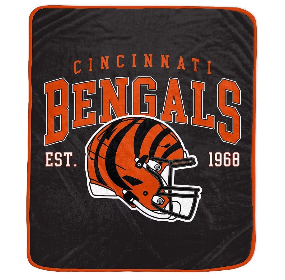 Dynasty Sports & Framing Home Decor - Blankets Cincinnati Bengals 50" x 60" Vintage Arch Block Blanket
