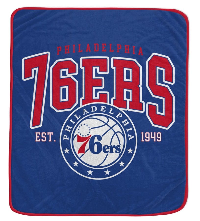 Dynasty Sports & Framing Home Decor - Blankets Philadelphia 76ers 50" x 60" Vintage Arch Block Blanket