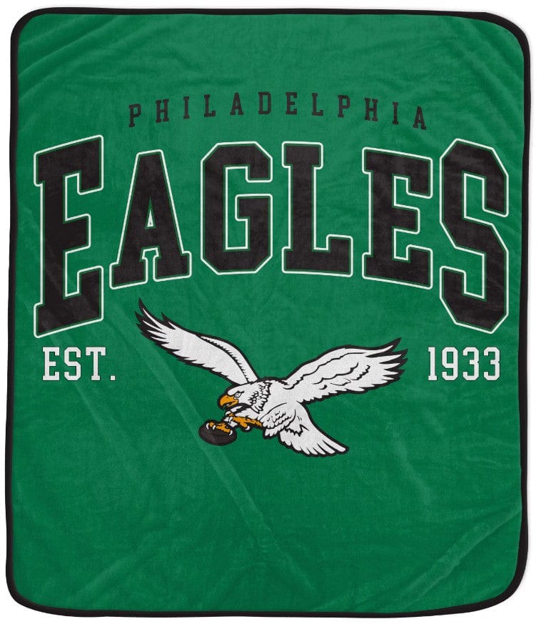 Dynasty Sports & Framing Home Decor - Blankets Philadelphia Eagles Throwback 50" x 60" Vintage Arch Block Blanket
