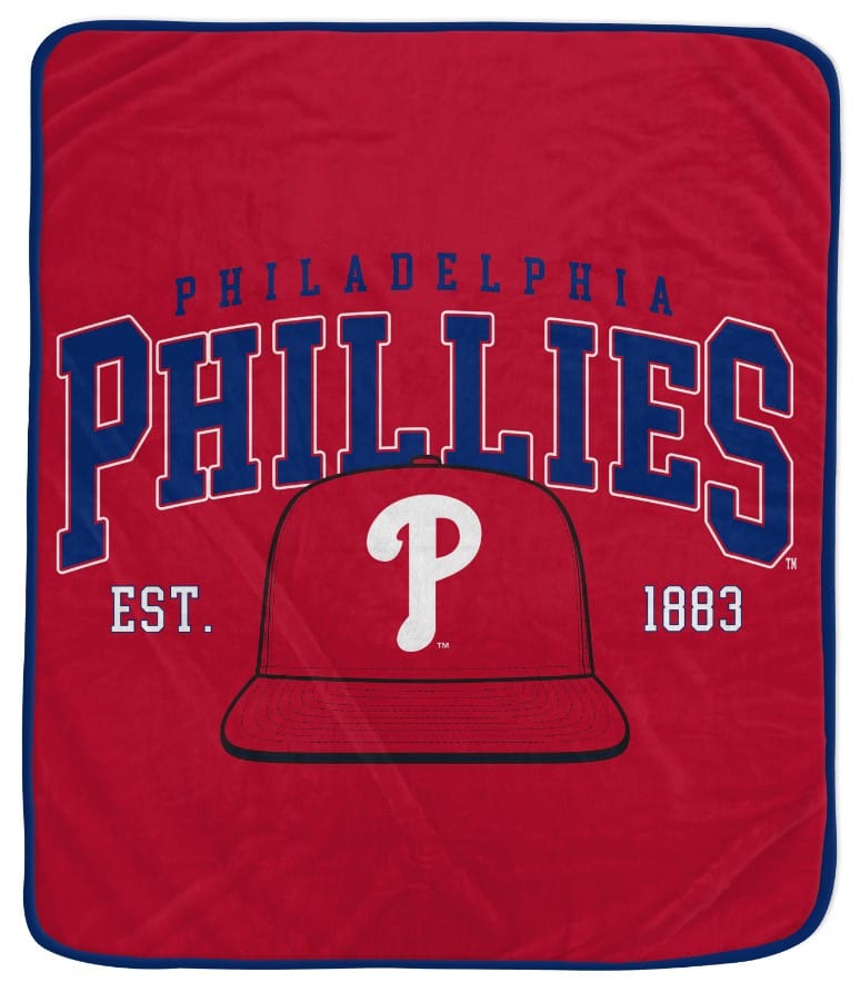 Dynasty Sports & Framing Home Decor - Blankets Philadelphia Phillies 50" x 60" Vintage Arch Block Blanket