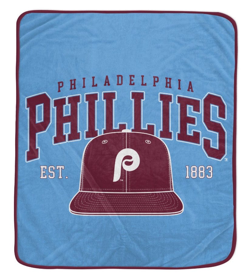 Dynasty Sports & Framing Home Decor - Blankets Philadelphia Phillies Throwback 50" x 60" Vintage Arch Block Blanket