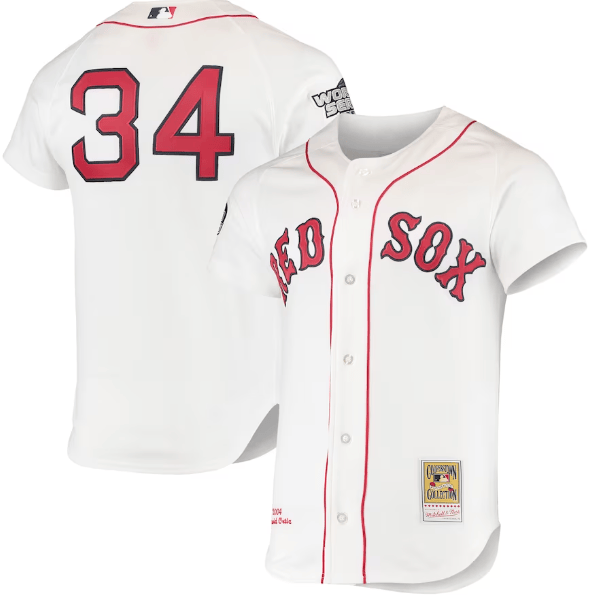 Dynasty Sports & Framing Jerseys - Baseball David Ortiz Boston Red Sox 2004 World Series Mitchell & Ness Home Authentic Jersey
