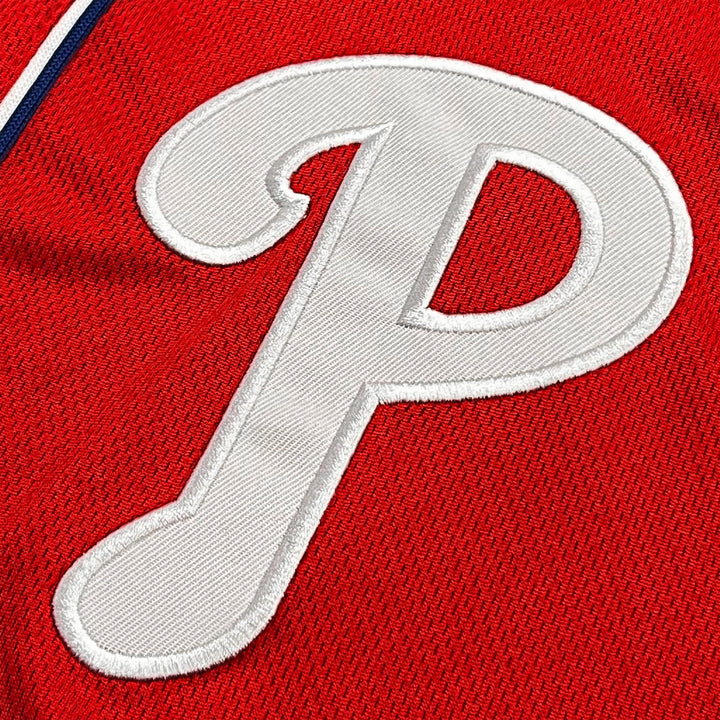 Dynasty Sports & Framing Jerseys - Baseball Philadelphia Phillies Red Logo Baseball Jersey