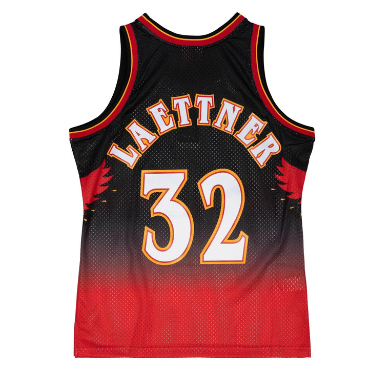 Dynasty Sports & Framing Jerseys - Basketball Small Christian Laettner Atlanta Hawks Mitchell & Ness Red Hardwood Classics 1996-97 Swingman Jersey