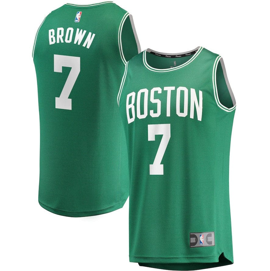 Dynasty Sports & Framing Jerseys - Basketball Small Jaylen Brown Boston Celtics Fast Break Replica Jersey Green - Icon Edition