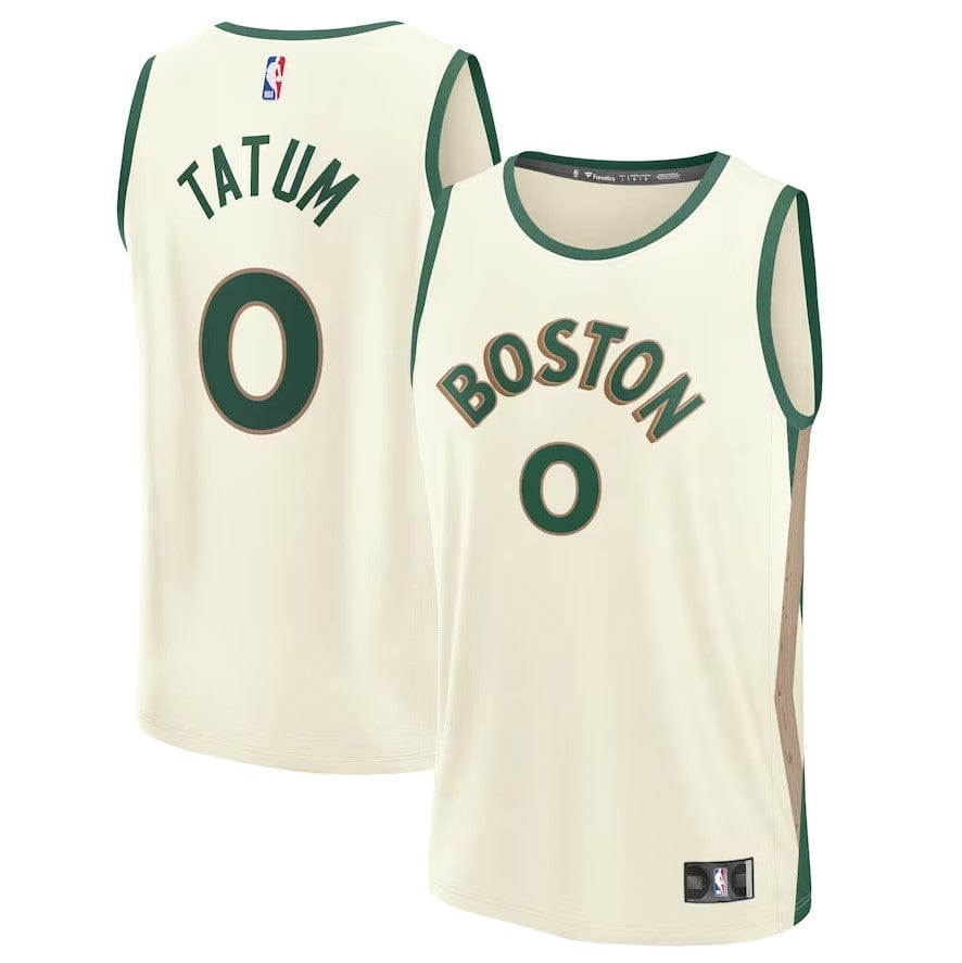 Dynasty Sports & Framing Jerseys - Basketball Small Jayson Tatum Boston Celtics Fast Break Jersey - White - City Edition