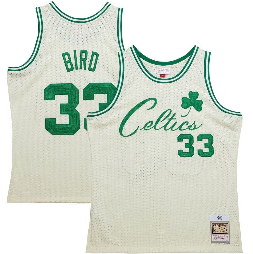 Dynasty Sports & Framing Jerseys - Basketball Small Larry Bird Boston Celtics Mitchell & Ness Chainstitch Swingman Jersey - Cream