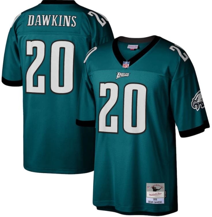 Dynasty Sports & Framing Jerseys - Football Small Brian Dawkins Philadelphia Eagles Mitchell & Ness 1996 Legacy Jersey