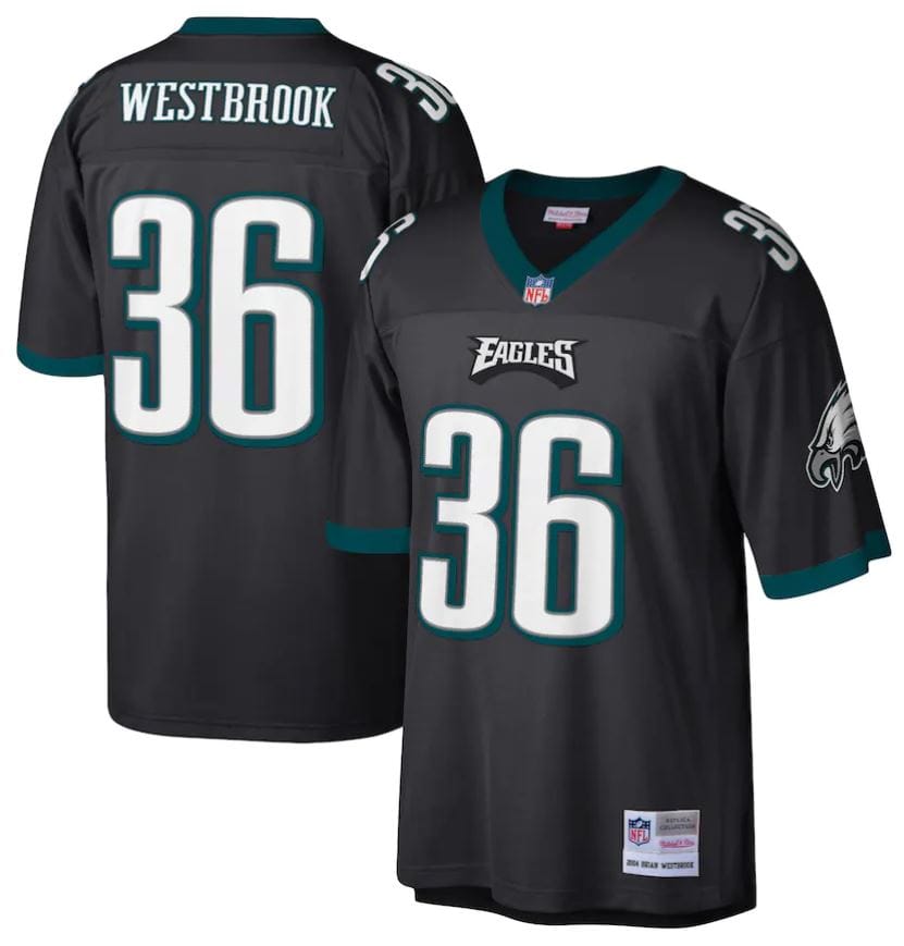 Dynasty Sports & Framing Jerseys - Football Small Brian Westbrook Philadelphia Eagles Mitchell & Ness 2004 Legacy Jersey
