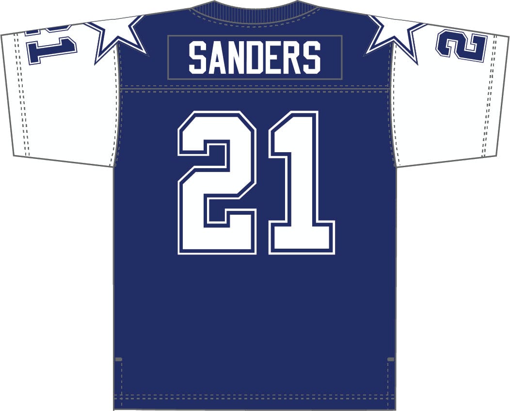 Dynasty Sports & Framing Jerseys - Football Small Deion Sanders Dallas Cowboys Mitchell & Ness 1995 Dark Jersey