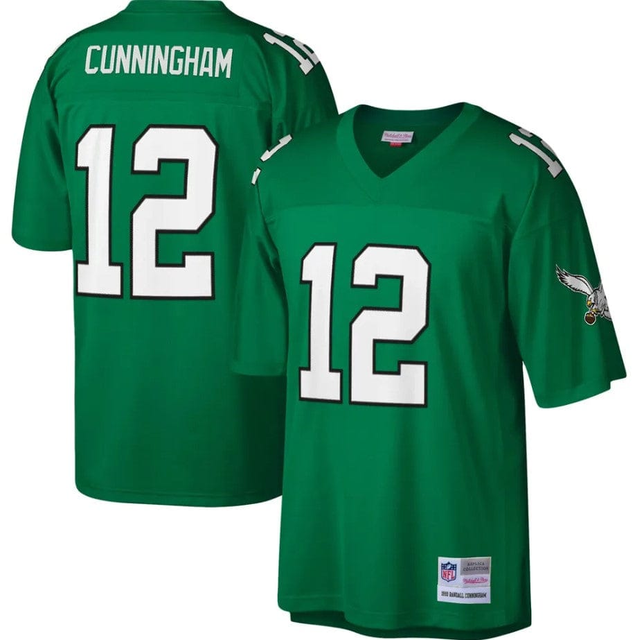 Dynasty Sports & Framing Jerseys - Football Small / Green Randall Cunningham Philadelphia Eagles Mitchell & Ness 1990 Legacy Jersey