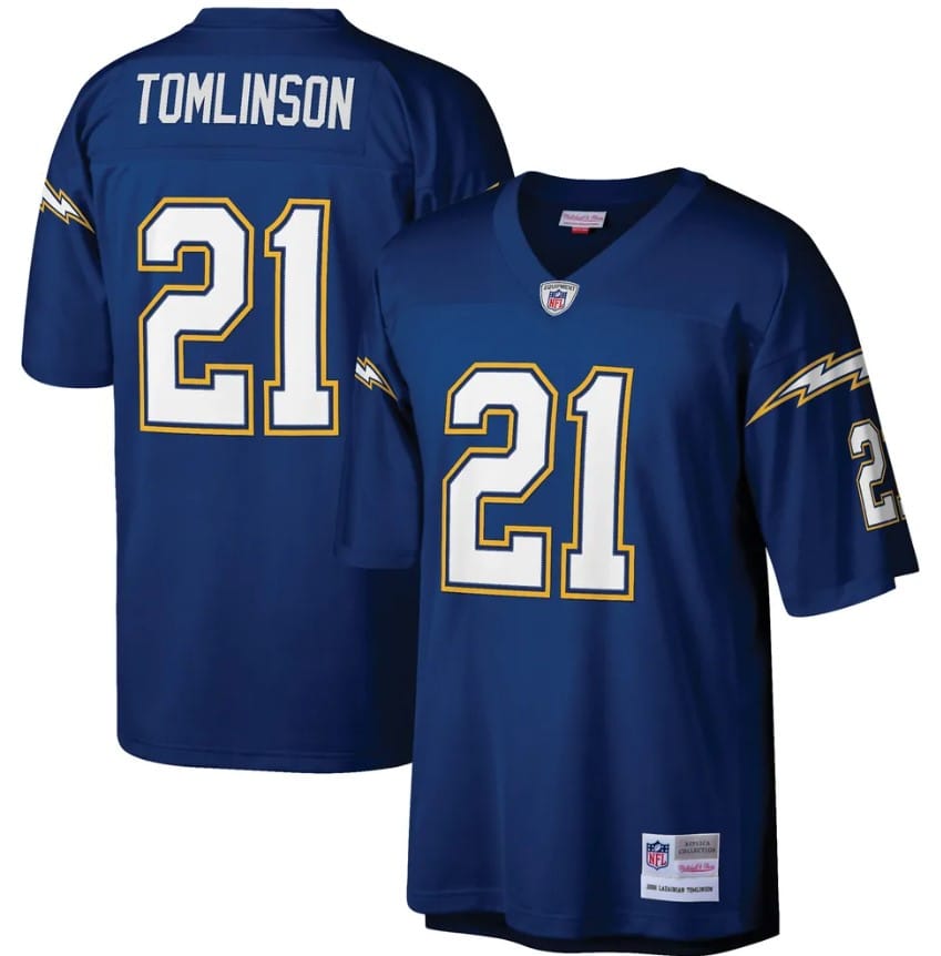 Dynasty Sports & Framing Jerseys - Football Small LaDainian Tomlinson Los Angeles Chargers Mitchell & Ness 2006 Legacy Jersey