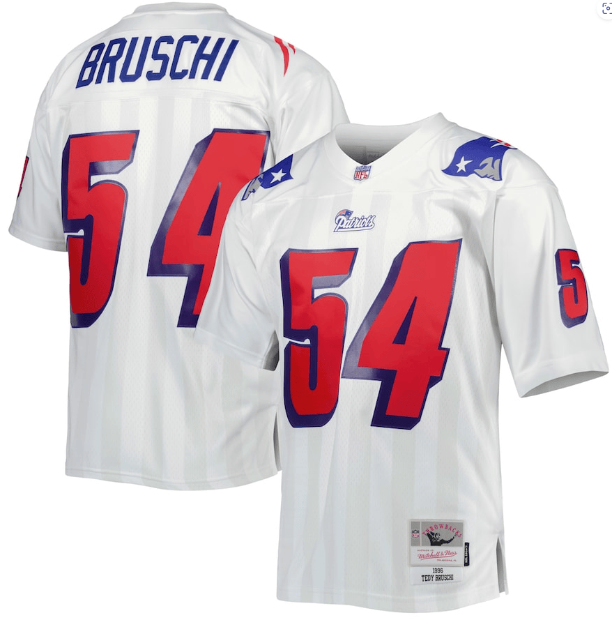 Dynasty Sports & Framing Jerseys - Football Small Tedy Bruschi New England Patriots Mitchell & Ness 1996 Legacy Jersey