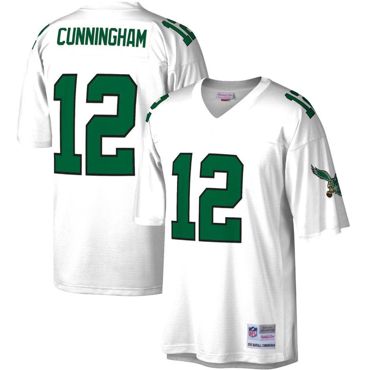 Dynasty Sports & Framing Jerseys - Football Small / White Randall Cunningham Philadelphia Eagles Mitchell & Ness 1990 Legacy Jersey