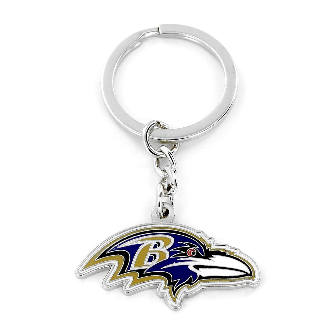 Dynasty Sports & Framing Keychains & Lanyards Baltimore Ravens Metal Logo Keychain