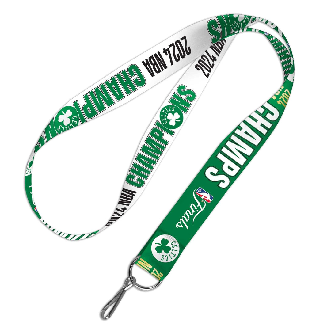 Dynasty Sports & Framing Keychains & Lanyards Boston Celtics 2024 NBA Champions Two-Tone Lanyard