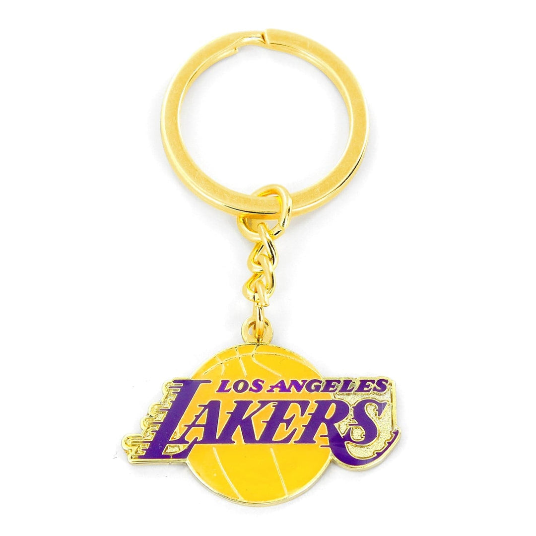 Dynasty Sports & Framing Keychains & Lanyards Gold Los Angeles Lakers Metal Logo Keychain