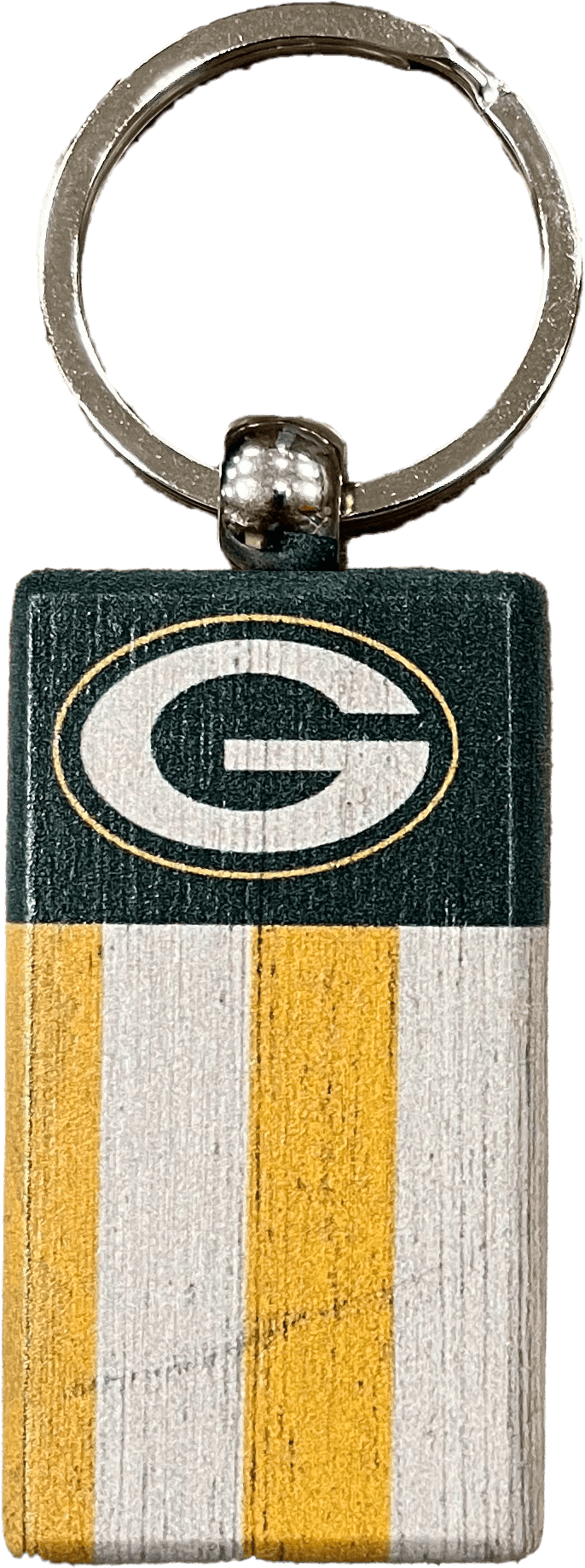 Dynasty Sports & Framing Keychains & Lanyards Green Bay Packers Rectangle Flag Keychain