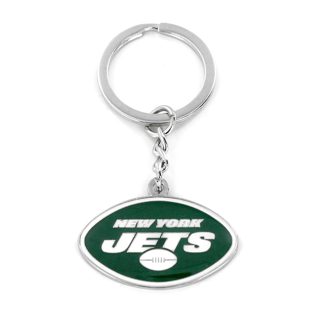 Dynasty Sports & Framing Keychains & Lanyards New York Jets Metal Logo Keychain