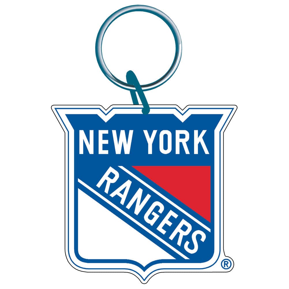Dynasty Sports & Framing Keychains & Lanyards New York Rangers Acrylic Logo Keychain
