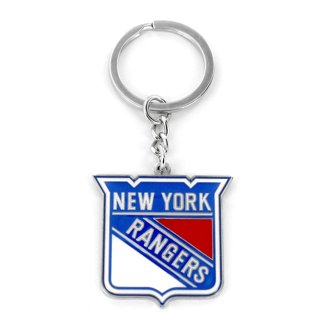 Dynasty Sports & Framing Keychains & Lanyards New York Rangers Metal Logo Keychain