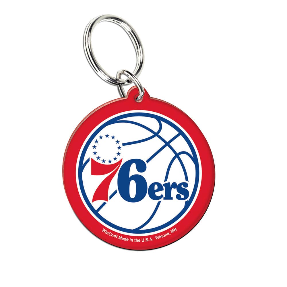 Dynasty Sports & Framing Keychains & Lanyards Philadelphia 76ers Acrylic Logo Keychain