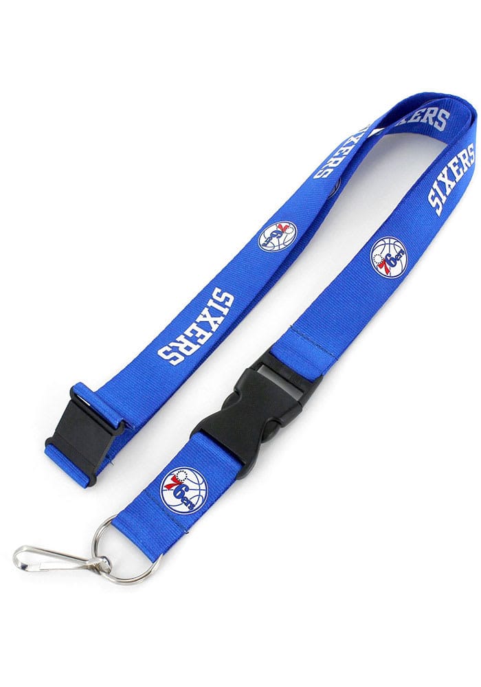 Dynasty Sports & Framing Keychains & Lanyards Philadelphia 76ers Blue Breakaway Lanyard