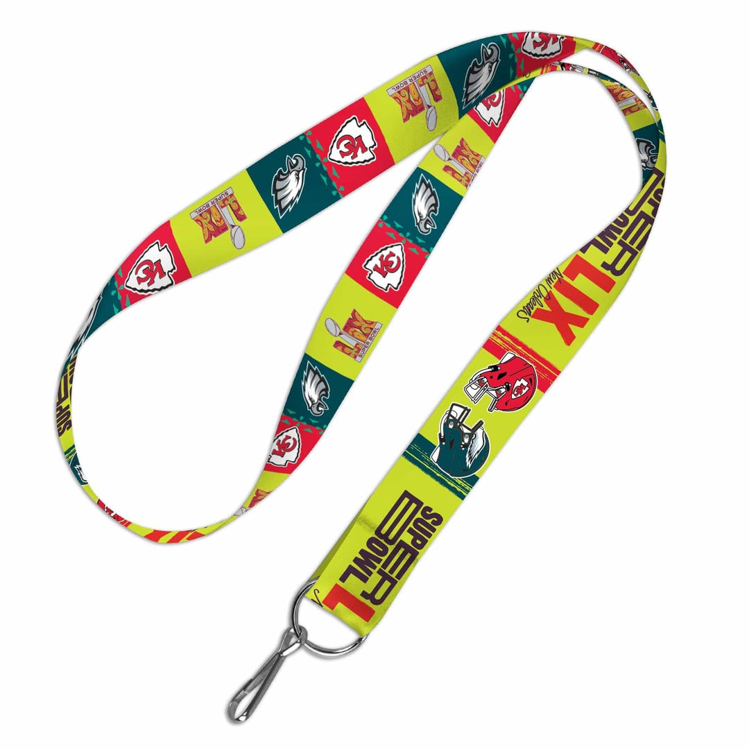 Dynasty Sports & Framing Keychains & Lanyards Philadelphia Eagles & Kansas City Chiefs Super Bowl LIX Dueling Lanyard