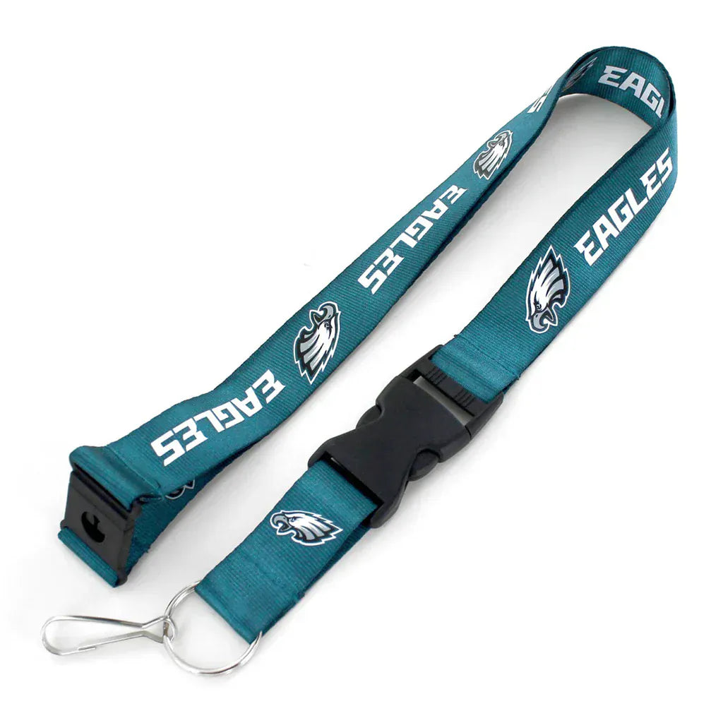Dynasty Sports & Framing Keychains & Lanyards Philadelphia Eagles NFL Football Breakaway Green Lanyard