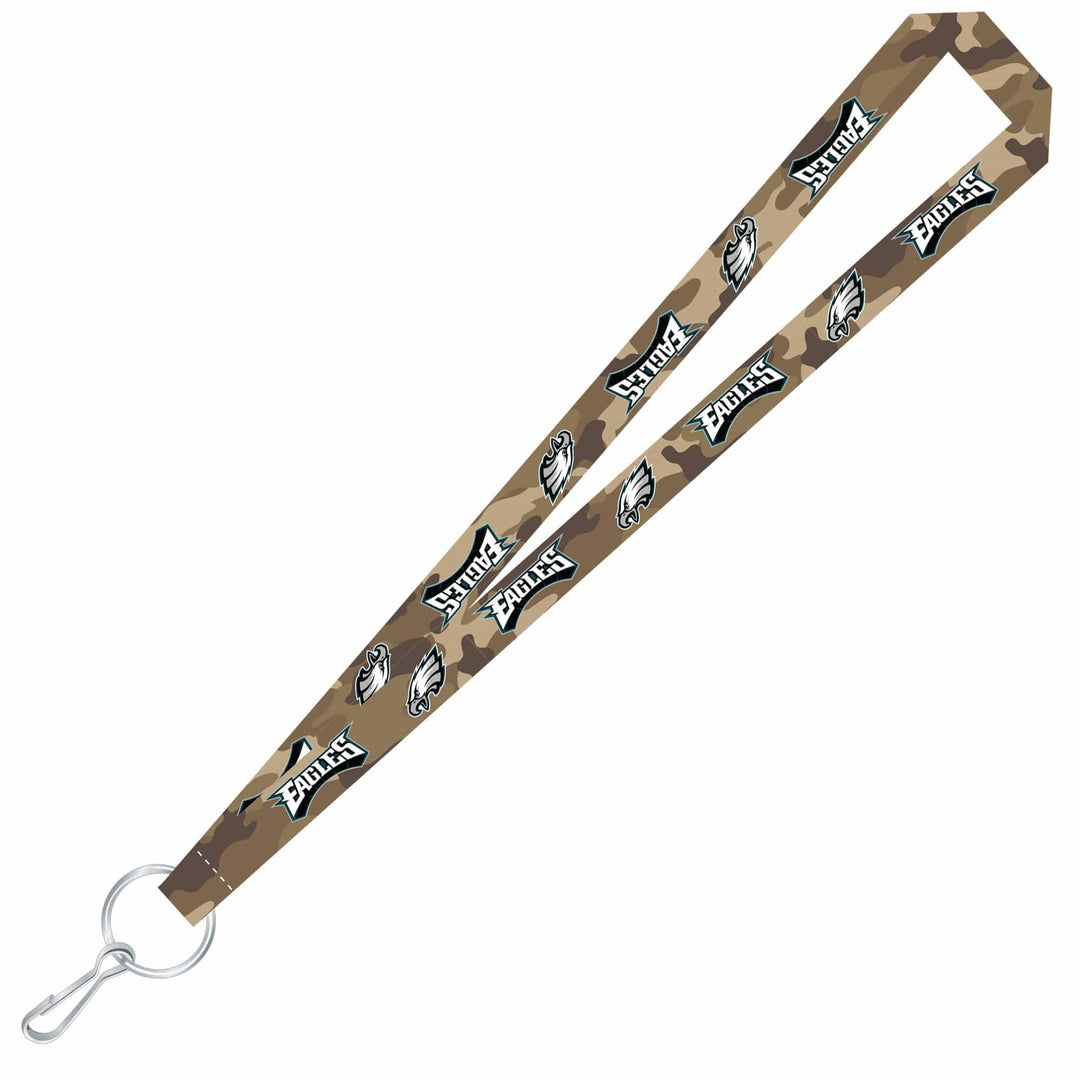 Dynasty Sports & Framing Keychains & Lanyards Philadelphia Eagles NFL Football Camouflage Lanyard