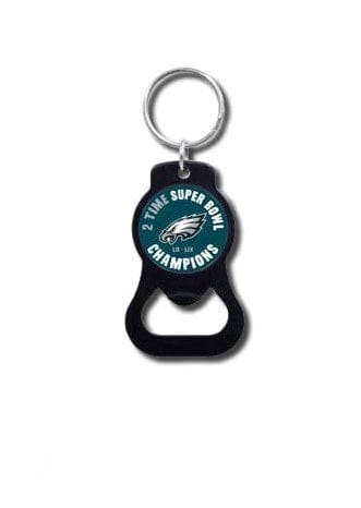 Dynasty Sports & Framing Keychains & Lanyards Philadelphia Eagles Super Bowl LIX Champions Logo Bottle Opener Keychain