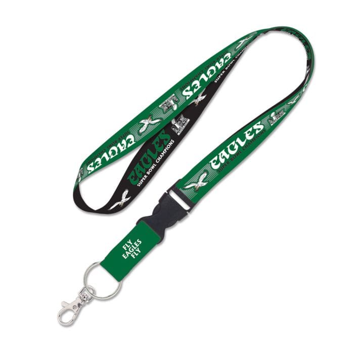Dynasty Sports & Framing Keychains & Lanyards Philadelphia Eagles Super Bowl LIX Champions Throwback Keychain Lanyard