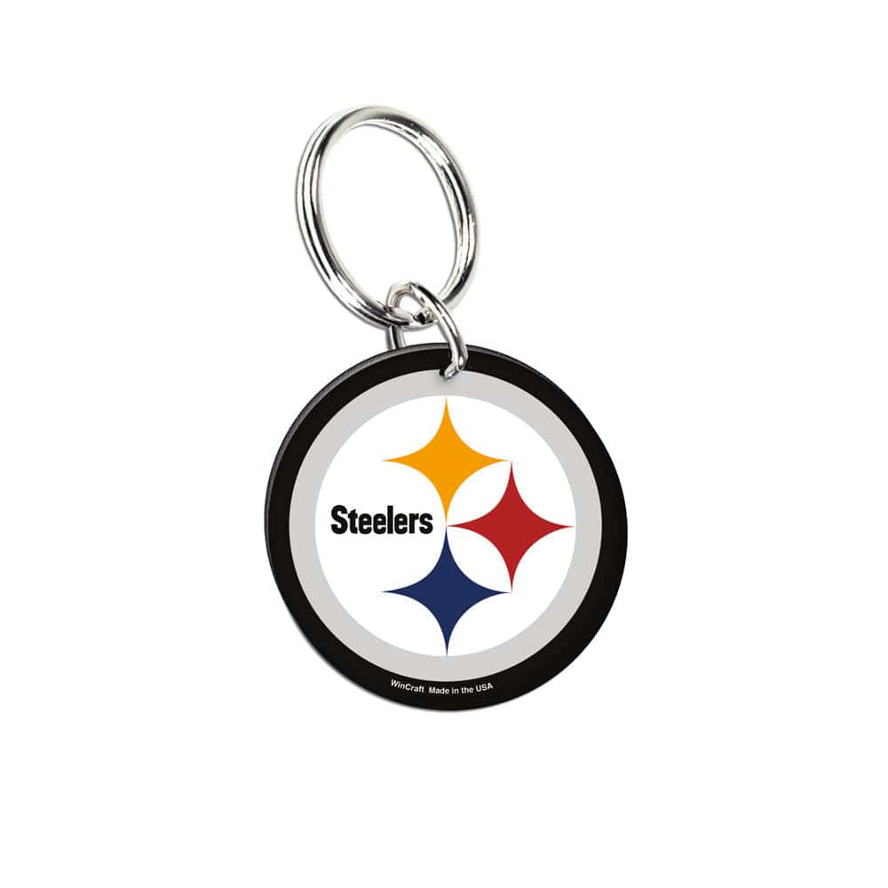 Dynasty Sports & Framing Keychains & Lanyards Pittsburgh Steelers Acrylic Logo Keychain