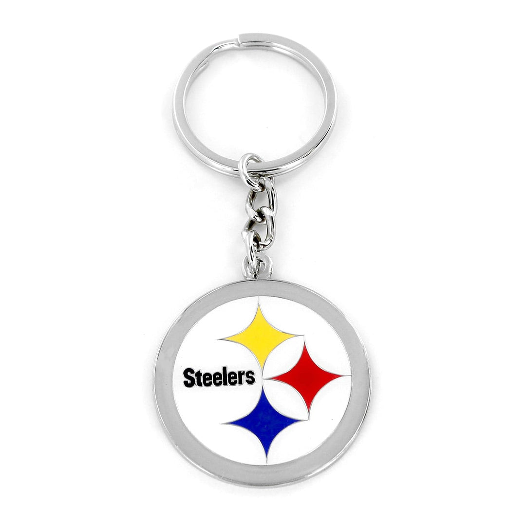 Dynasty Sports & Framing Keychains & Lanyards Pittsburgh Steelers Metal Logo Keychain