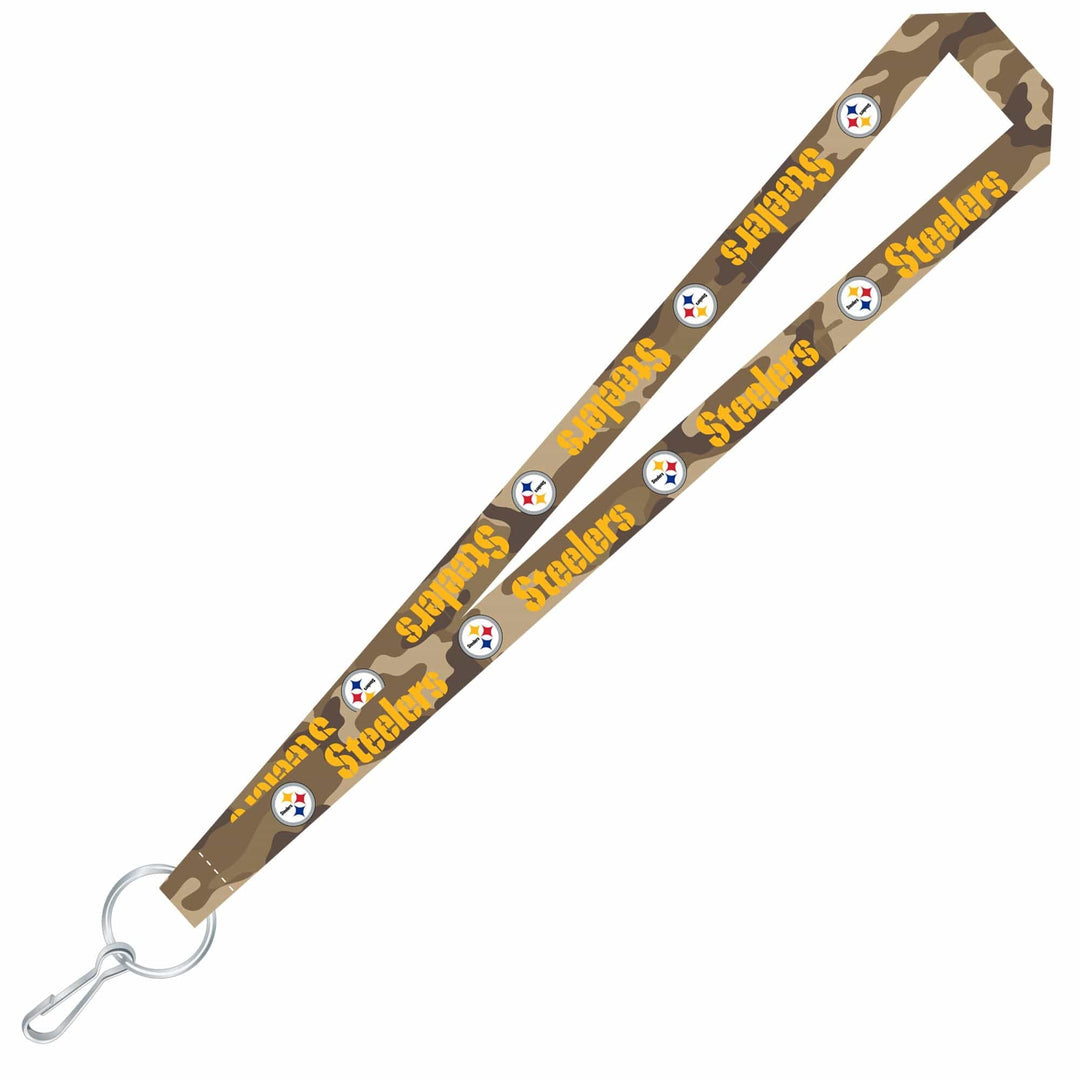 Dynasty Sports & Framing Keychains & Lanyards Pittsburgh Steelers NFL Football Camouflage Lanyard