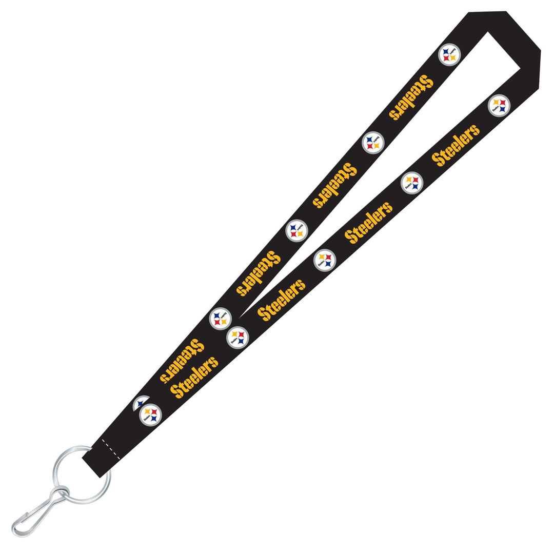 Dynasty Sports & Framing Keychains & Lanyards Pittsburgh Steelers Team Color Super Soft Lanyard