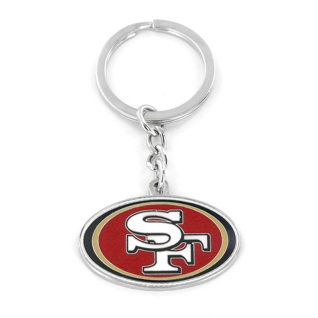 Dynasty Sports & Framing Keychains & Lanyards San Francisco 49ers Metal Logo Keychain