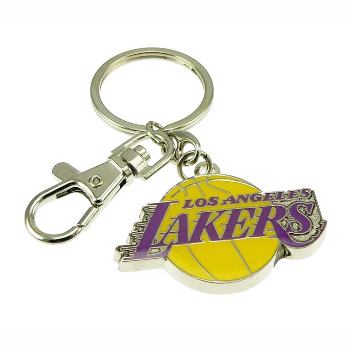 Dynasty Sports & Framing Keychains & Lanyards Silver Los Angeles Lakers Metal Logo Keychain