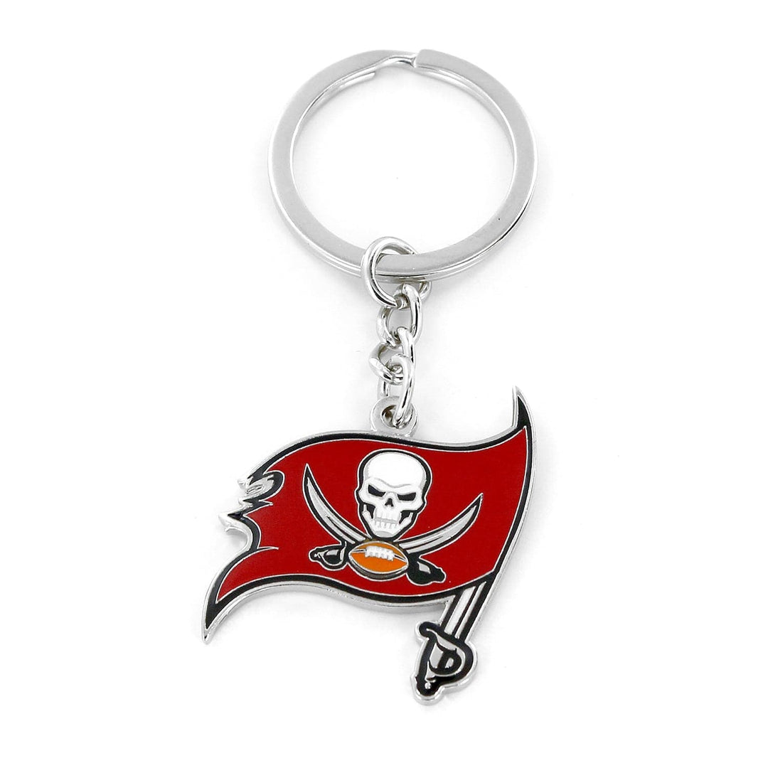Dynasty Sports & Framing Keychains & Lanyards Tampa Bay Buccaneers Metal Logo Keychain