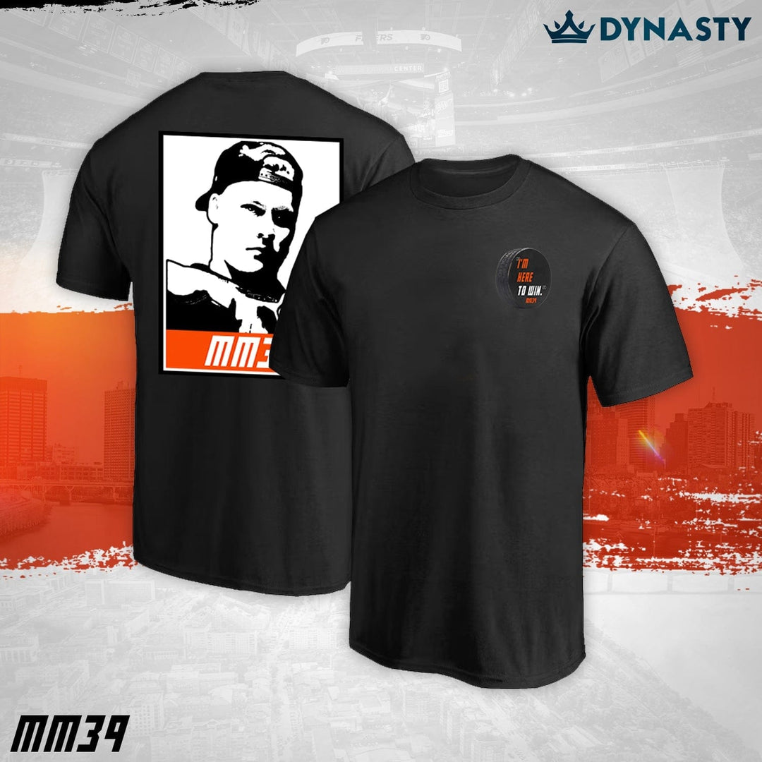 Dynasty Sports & Framing Matvei Michkov "I'm Here To Win" Exclusive MM39 Athlete T-Shirt