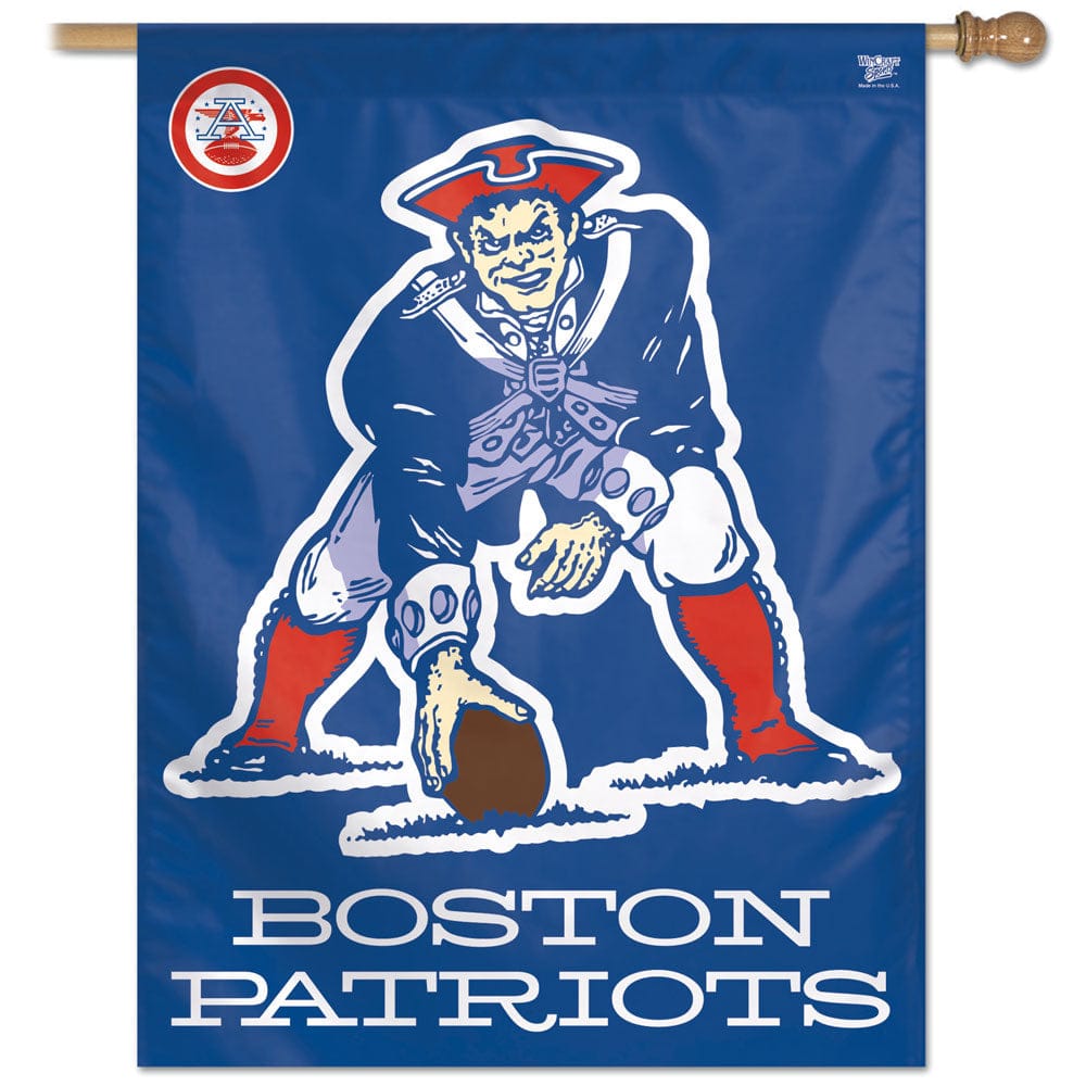 Dynasty Sports & Framing Outdoors - Vertical Flags New England Patriots Throwback Vertical Flag