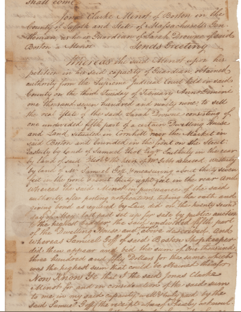 Dynasty Sports & Framing Paul Revere Autographed DS Document Signed | Early Boston Real Estate Deed