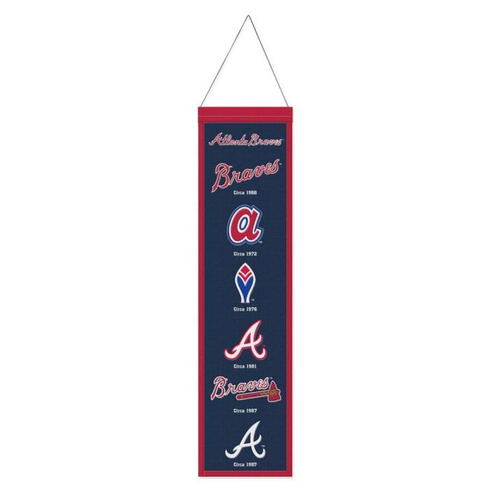 Dynasty Sports & Framing Pennants & Banners Atlanta Braves 8" x 32" Wool Banner