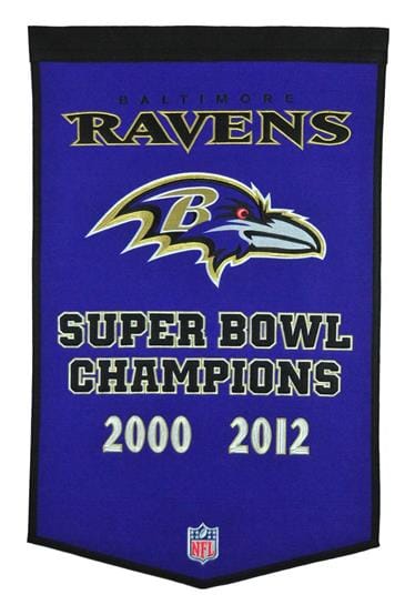 Dynasty Sports & Framing Pennants & Banners Baltimore Ravens NFL Dynasty Banner