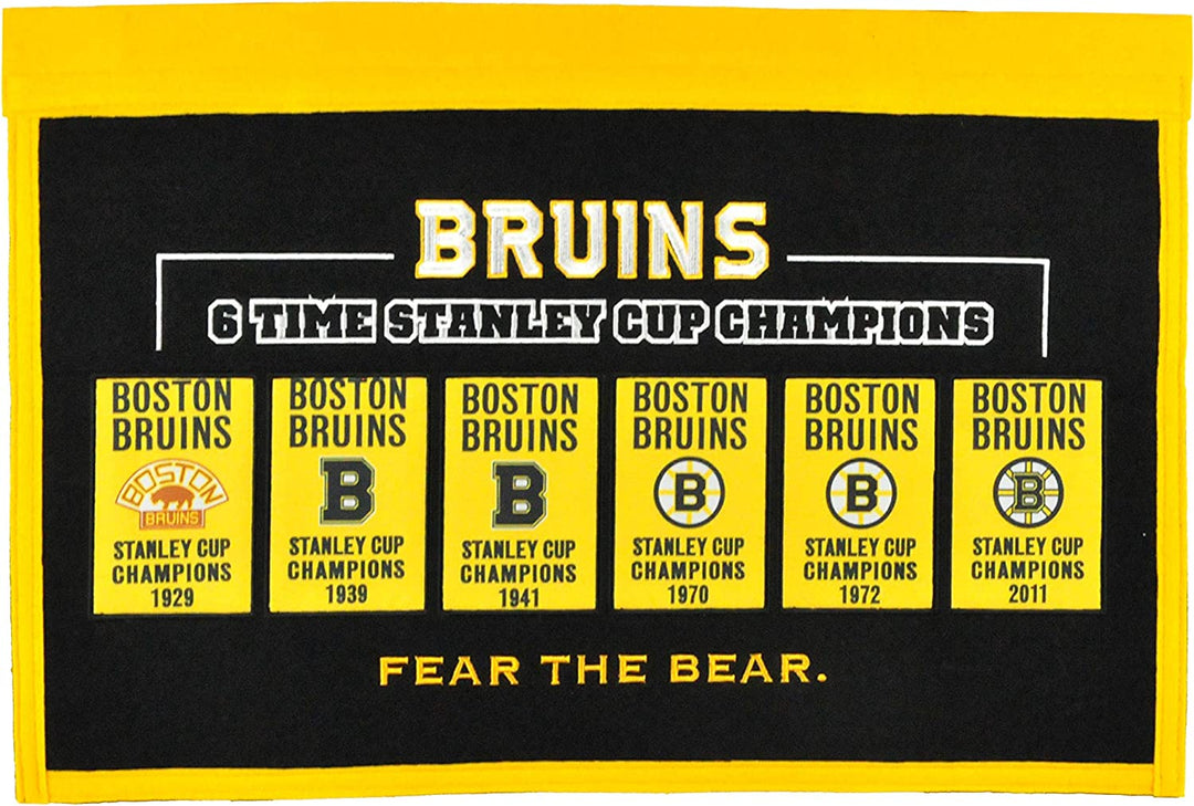 Dynasty Sports & Framing Pennants & Banners Boston Bruins Rafter Raiser Banner