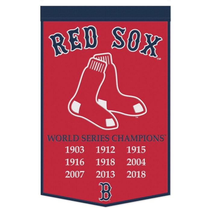 Dynasty Sports & Framing Pennants & Banners Boston Red Sox 24" x 38" Primary Wool Banner