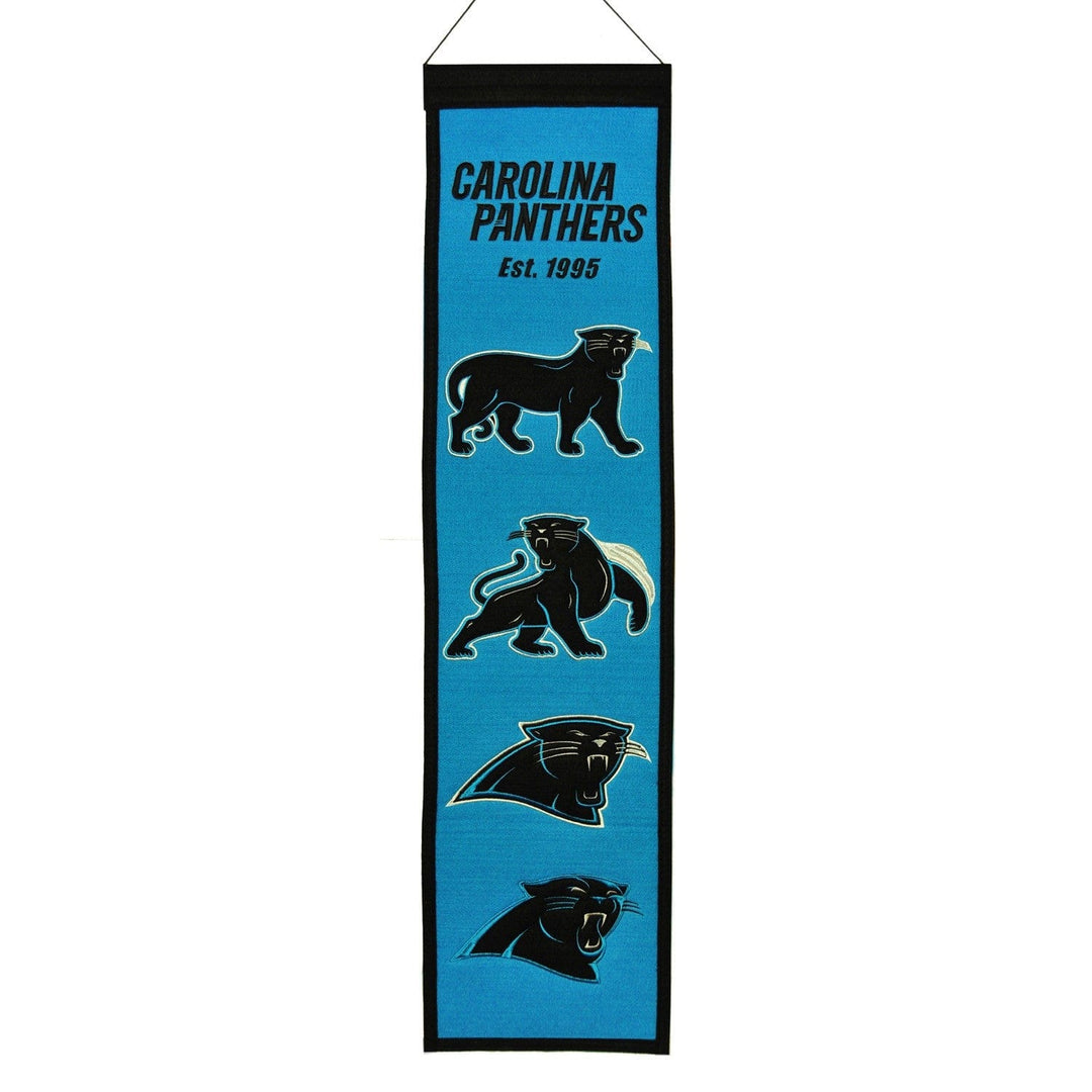 Dynasty Sports & Framing Pennants & Banners Carolina Panthers NFL Heritage Banner