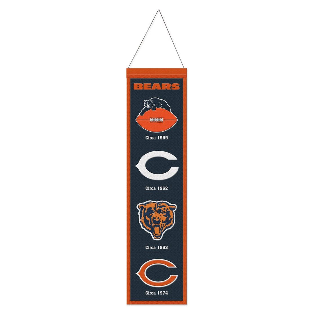 Dynasty Sports & Framing Pennants & Banners Chicago Bears 8" x 32" Wool Banner