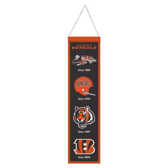 Dynasty Sports & Framing Pennants & Banners Cincinnati Bengals 8" x 32" Wool Banner