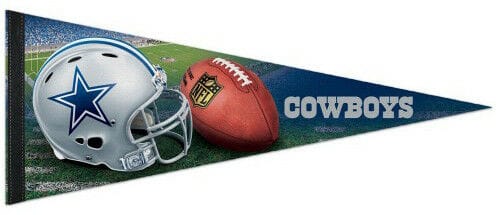 Dynasty Sports & Framing Pennants & Banners Dallas Cowboys 12x30 Premium Football Pennant